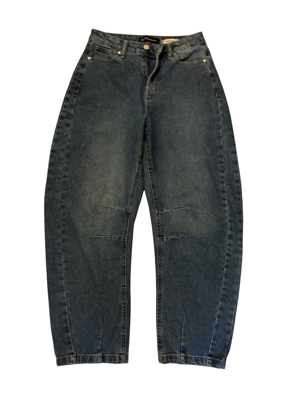 BCBGeneration Light Blue Barrel Leg Jeans
